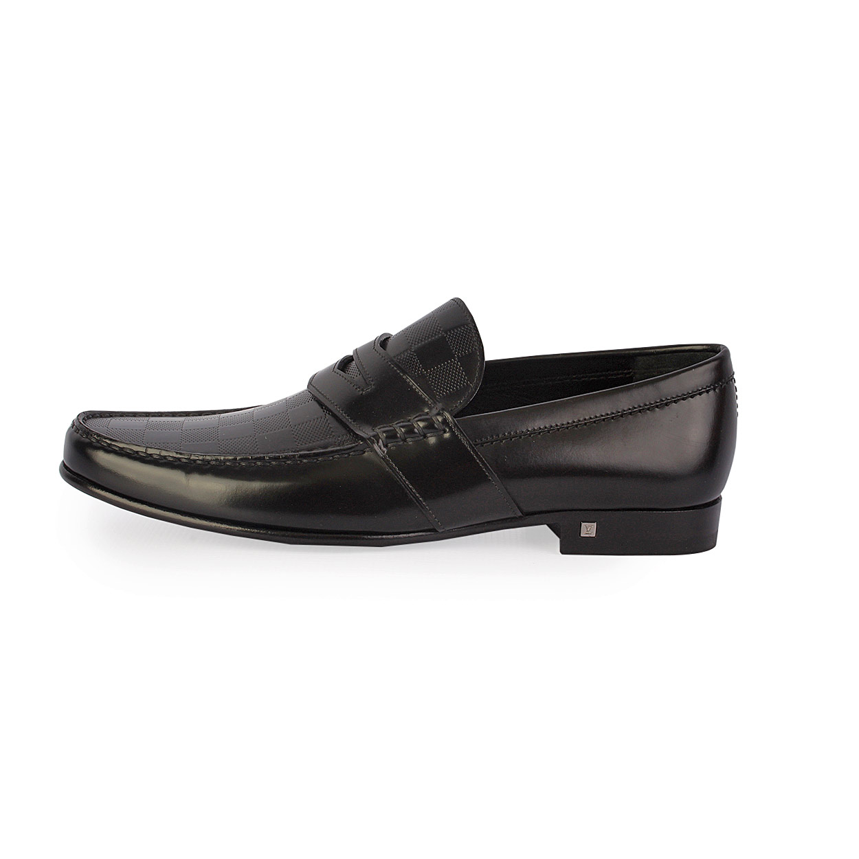 LOUIS VUITTON Men’s Graduation Loafers Black - S: 42 (8) - NEW - Luxity