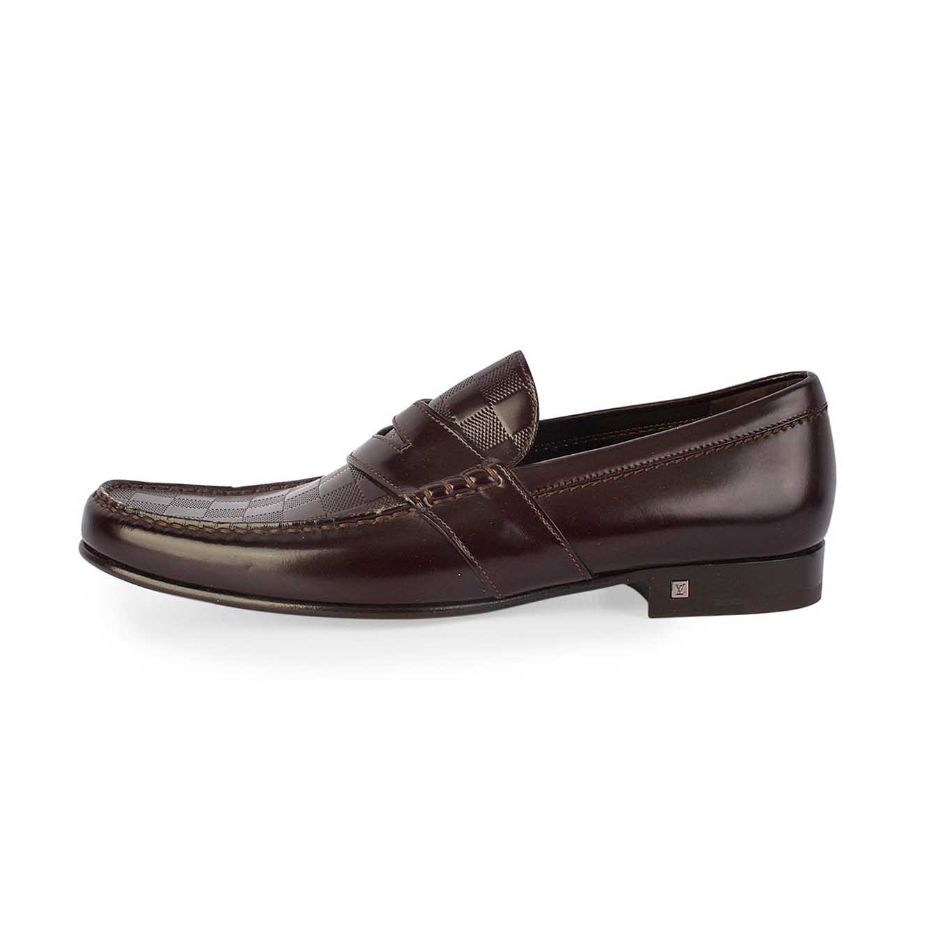 Louis Vuitton Graduation Loafers Brown - S: 42 (8) - NEW - Luxity